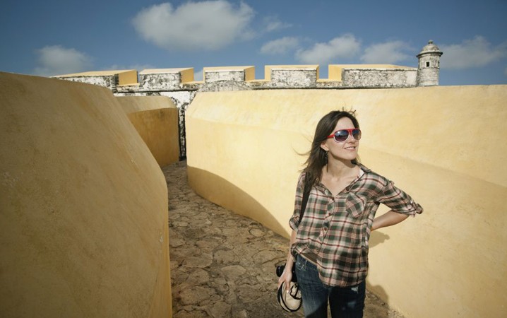 El fuerte de San Miguel, en Campeche (Campeche, México), que aloja un museo de piezas mayas. / MARCOS FERRO