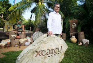 Miguel Quintana Pali en Xcaret. Notimex.gob